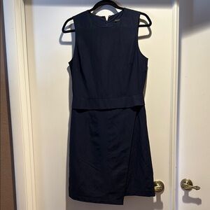 Banana Republic Navy Sleeveless Peplum Dress - Size 6 NWT
